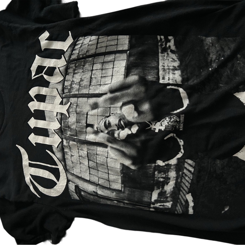 Black Graphic Tee Shirt